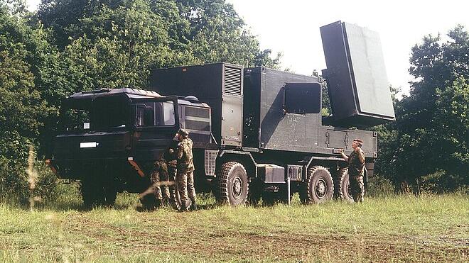 Artillery location radar COBRA of the German army in field. Copyright: HENSOLDT