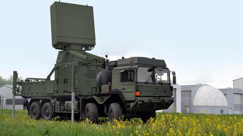 HENSOLDT's TRML-4D radar strengthens Ukraine's air defence. Photo: HENSOLDT AG