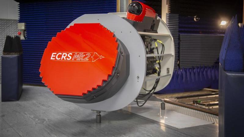 ECRS Mk2 outside Edinburgh test lab [credit Leonardo].