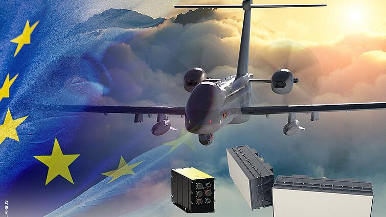 HENSOLDT’s detect-and-avoid radar for drones. Graphics: AIRBUS