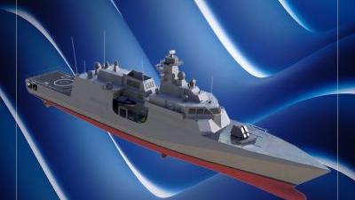 A graphic depiction of the OPV. (Fincantieri)