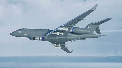 -	تتعاون شركتا Bombardier Defense و General Dynamics Mission Systems-Canada لتسليم الجيل التالي من طائرات المهام الخاصة والحرب المضادة للغواصات (ASW) التي ستلبي المتطلبات التي حددتها حكومة كندا للطائرة الكندية متعددة المهام (CMMA).