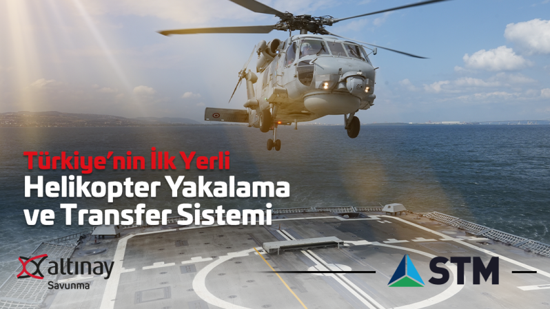 Türkiye has for the first time produced a Helicopter Securing and Transfer System through local and national resources for integration aboard Turkish warships, circumventing an embargo placed on Türkiye by foreign countries related to the procurement of such a system. The system has been integrated aboard TCG İSTANBUL, Türkiye’s first national frigate, and thus entered the inventory of the Turkish Naval Forces after the completion of acceptance tests.