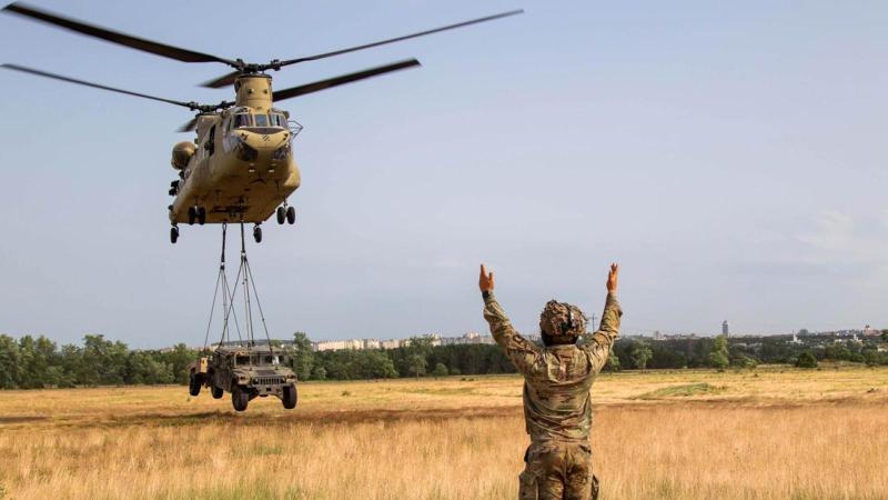 “The Chinook is fast and maneuverable,” said longtime CH-47 flight engineer Ed Blantz. “It can carry a lot both inside and out. It’s just a workhorse.” (U.S. Army photo)