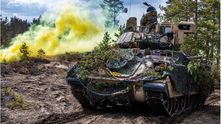 The M2A4 upgrade has included new digital electronics, improvedThe M2A4 upgrade has included new digital electronics, improved communication systems and stronger armour. (Photo: US Army) communication systems and stronger armour. (Photo: US Army)