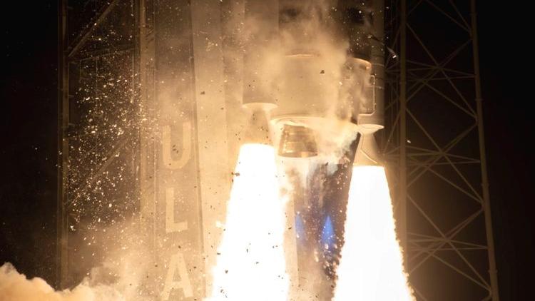 Two Northrop Grumman-built GEM 63XL solid rocket boosters provide additional thrust to help successfully launch the inaugural flight of United Launch Alliance’s Vulcan Centaur Rocket. (Photo Credit: Northrop Grumman)