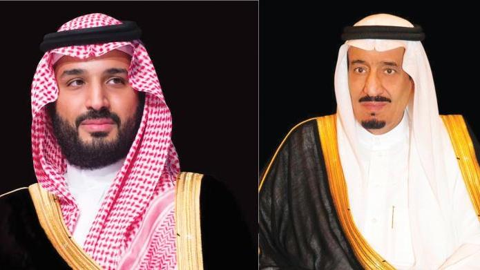  خادم الحرمين الشريفين صاحب السمو الملك سلمان بن عبدالعزيز آل سعود -حفظه الله- وصاحب السمو الملكي الأمير محمد بن سلمان بن عبدالعزيز آل سعود ولي العهد رئيس مجلس الوزراء