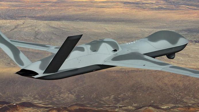 Predator C Avenger واحدة من أكثر المسيّرات القتالية اقتداراً في العالم. الصورة: GA-ASI