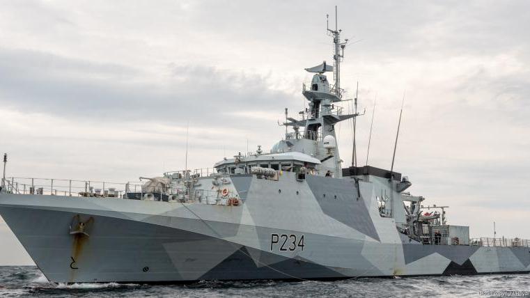 P243 HMS Spey River Class Offshore Patrol Vessel