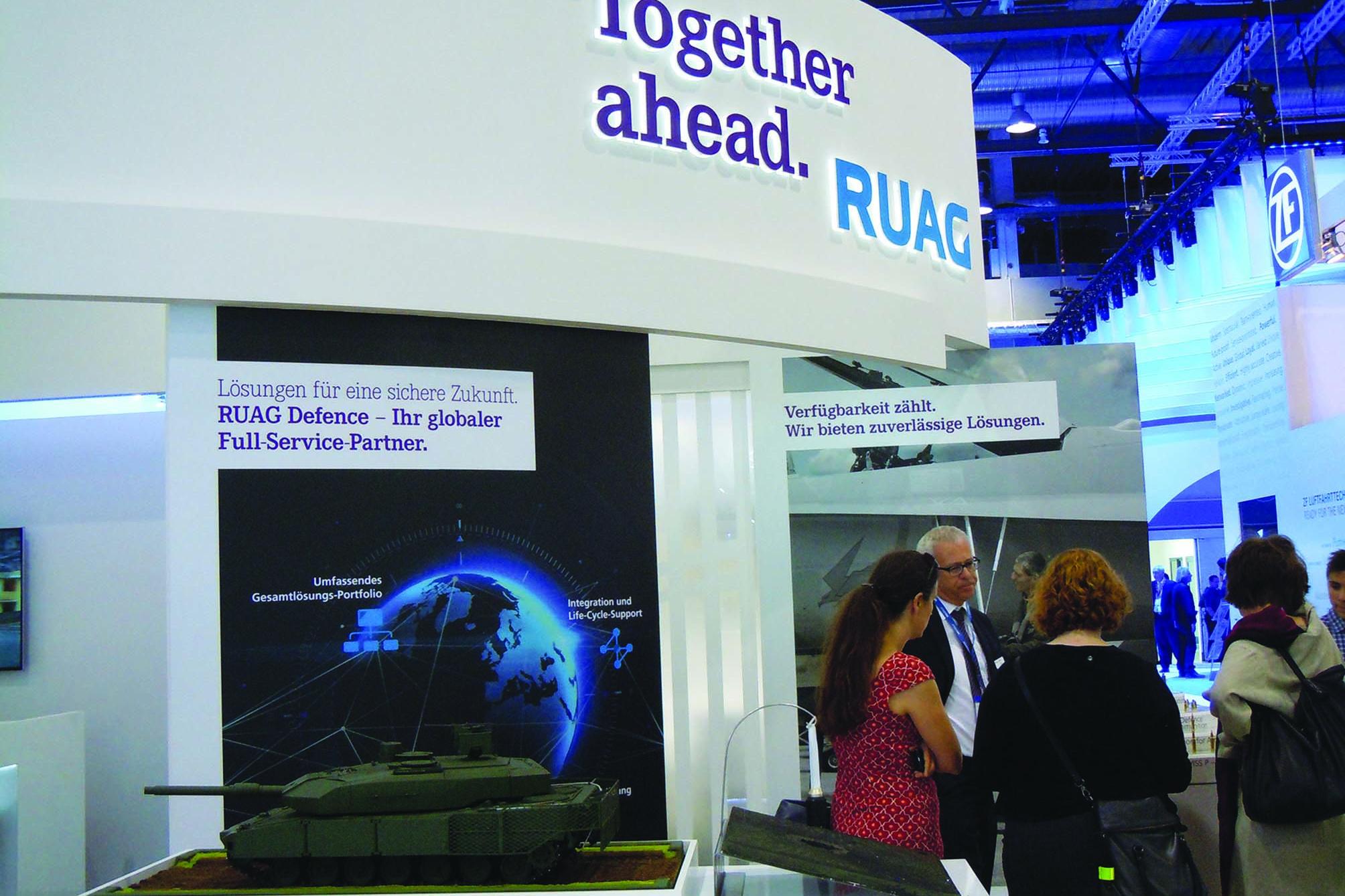 RUAG: المشاركة الفعالة في معظم المعارض الدفاعية-