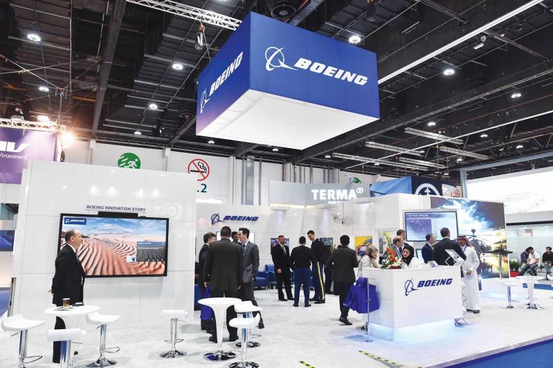 جناح Boeing في المعرض