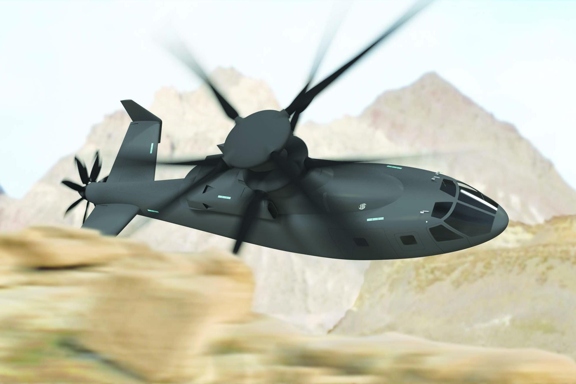 على غرار طوّافة V-280، فإنّ طوّافة Sikorsky-Boeing SB>1 Defiant هي «منصّة اختبارية لتكنولوجيا متعدّدة الأدوار» JMR تهدف إلى إثبات أنّ تكنولوجيا X2 من Sikorsky سترتقي من طوّافة زنة 2,725 كيلوغراماً إلى 13,632 كيلوغراماً