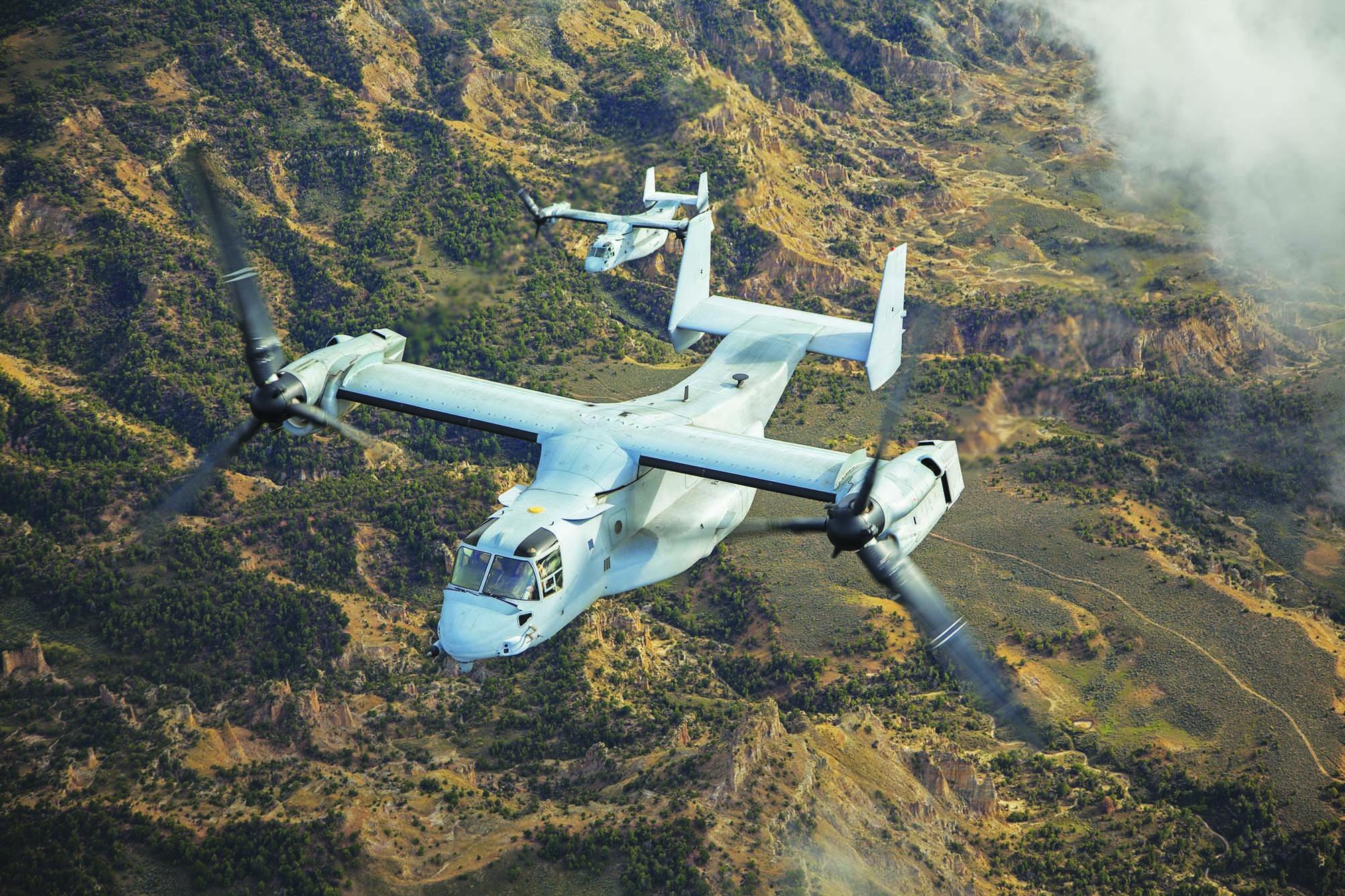 تتطلّع Bell Helicopter و Boeing شطر اليابان لبيعها طوّافة V-22 Osprey