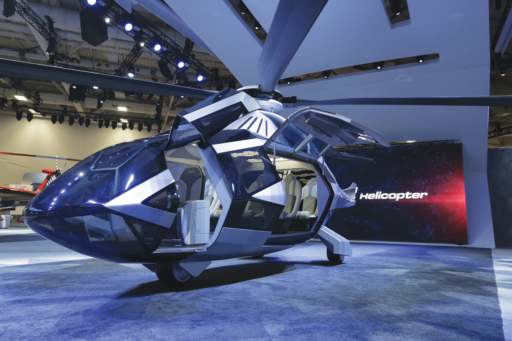 مجسّم الطوافة الجديدة FCX-01. الصورة : Bell Helicopter