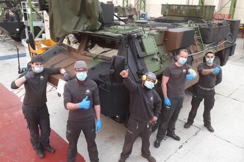 بدأت منشأة Garchizu إعادة تحديث العربات المدرعة VAB. الصورة  ARQUUS 