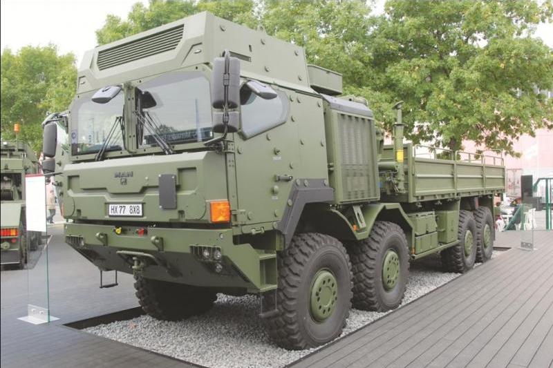 -     الشاحنة التكتيكية HX 77 صنع Rheinmetall MAN Military Vehicles (RMMV)