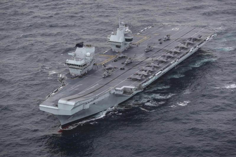  -	حاملة الطائرات البريطانية Queen Elizabeth. الصورة: BAE Systems