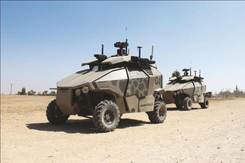 العربة البرية غير الآهلة Lahar Guardian من شركة IAI