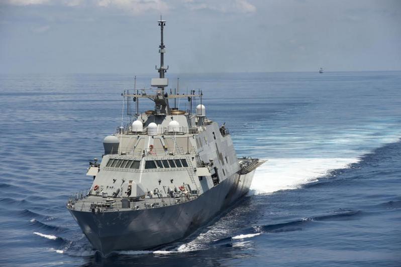سفينة القتال الساحلية LCS مجهَّزة بـ «نظام السلاح Aegis. الصورة: Lockheed Martin