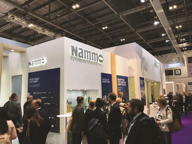  جناح شركة NAMMO في معرض DSEI 2017