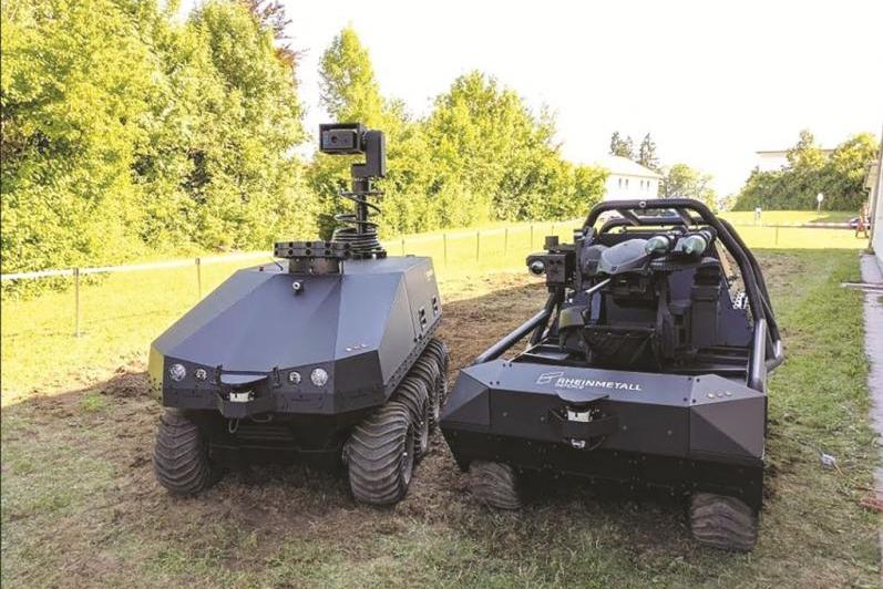 العربة البرية غير الآهلة المتعددة المهام MM UGV. الصورة: Rheinmetall