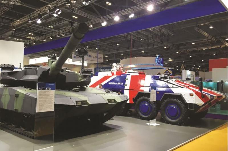 جناح Rheinmetall في معرض DSEI 2017