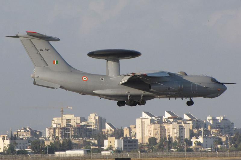 استحوذ سلاح الجو الهندي على ثلاث طائرات AEW&C من طراز Ilyushin II-76 المعروفة تحت مسمى A-50eHI. الصورة: Rosoboronexport