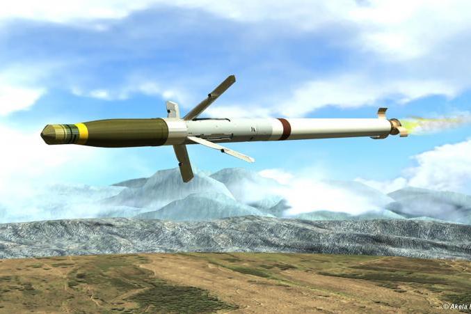 صاروخ APKWS الموجه ليزرياً. الصورة: BAE Systems