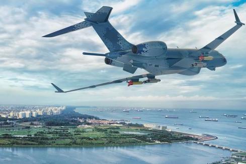 طائرة الدورية البحرية Swordfish. الصورة Saab