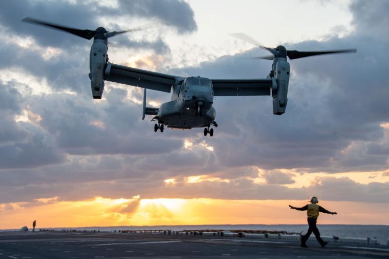 Bell Boeing V-22 Osprey من الأمام