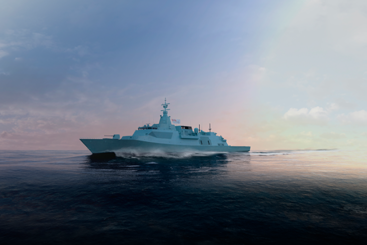 Rendering Canadian Surface Combatant Credits by BAE Systems