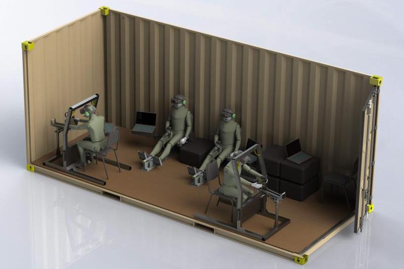  The HH-60W VR/MR aircrew trainer will be easily transportable for use as deployable mission rehearsal system.