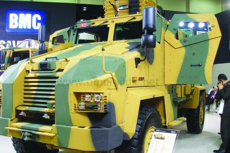 العربة المقاومة للألغام والمحمية من الكمائن KIRPI MRAP. الصورة: BMC