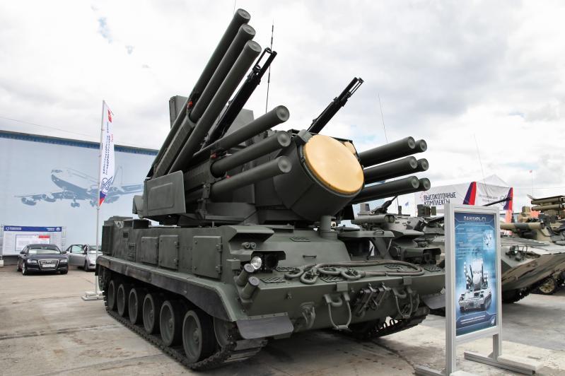 نظام الدفاع الجوي الذاتي الحركة  Pantsir- SM