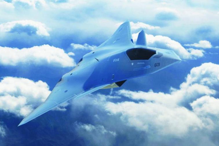 رسم فني لمقاتلة من الجيل السادس. الصورة: Raytheon