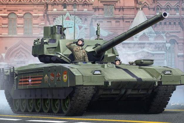 طورت روسيا دبابة T-14 ARMATA من الجيل الخامس التي تلحظ بعض الخصائص غير العادية الصورة: Rosoboronexport