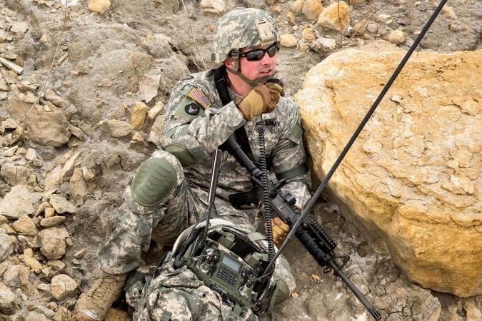 جهاز الراديو   AN / PRC-162. الصورة: Collins Aerospace