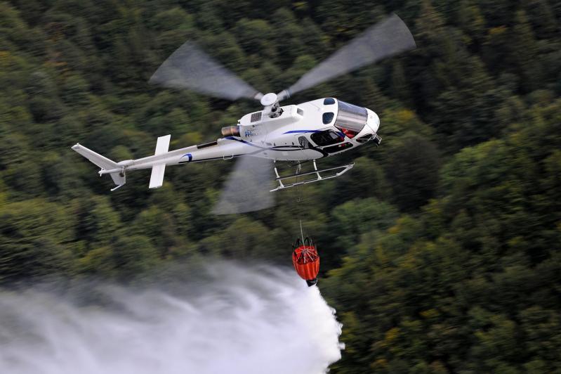 تستخدم طوافة   Airbus H125  في دور مكافحة الحرائق. الصورة:  Airbus Helicopters