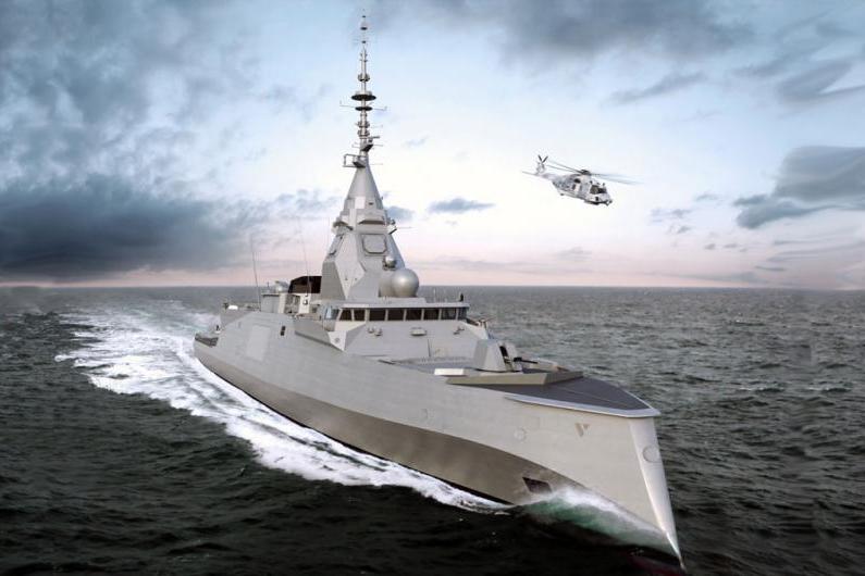 تتطلع شركة Thales إلى المستقبل مع طقم الجيل الجديد Sentinel RESM الذي هو قيد التطوير لصالح «وزارة الدفاع الفرنسية» الذي سيركّب مبدئياً على متن «فرقاطات الدفاع والتدخُّل البحري» FTI  أو «فرقاطات الحجم المتوسط» Intermediate-Size Frigates. الصورة: Naval Group