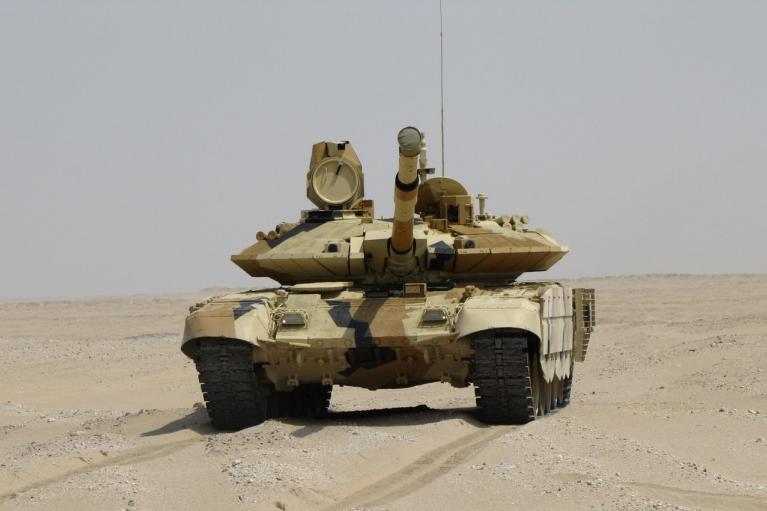 دبّابة القتال الرئيسية الروسية T-90. الصورة: Rosoboronexport