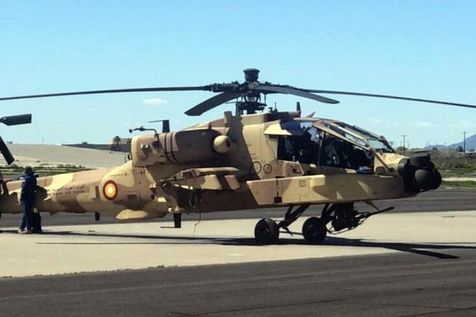 ﻿بناء على نجاحات طوافة AH-64D، طُورت الطوافة الجديدة AH-64E Guardian. الصورة: Boeing