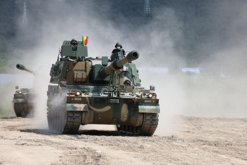 Hanwha Defense K9A1 Thunder Self-Propelled Howitzer 