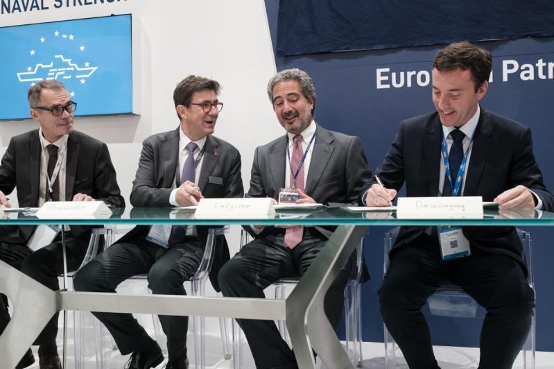 Preliminary Consortium Agreement for the European Modular and Multirole Patrol Corvette signed today at Euronaval