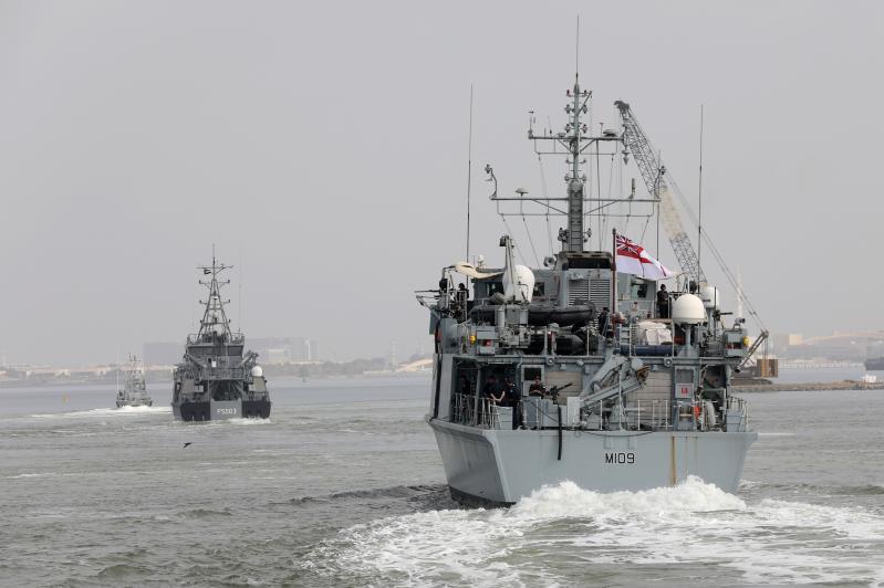 First batch of naval vessels arrives in Abu Dhabi for NAVDEX 2023