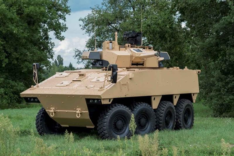 جهزت عربة قتال المشاة Nexter VBCI الثمانية الدفع ببرج Nexter T40 وهو مسلح بمدفع CTAS عيار 40 ملم ومركن سلاح مشغل من بُعد مسلحاً برشاش عيار 7.62 ملم مع خيار لصواريخ موجهة للدبابات ATGM الذي يرجح أن يكون نظام Javelin الذي ينتمي إلى الجيل الثالث من ATGM أي إرمِ وانسَ