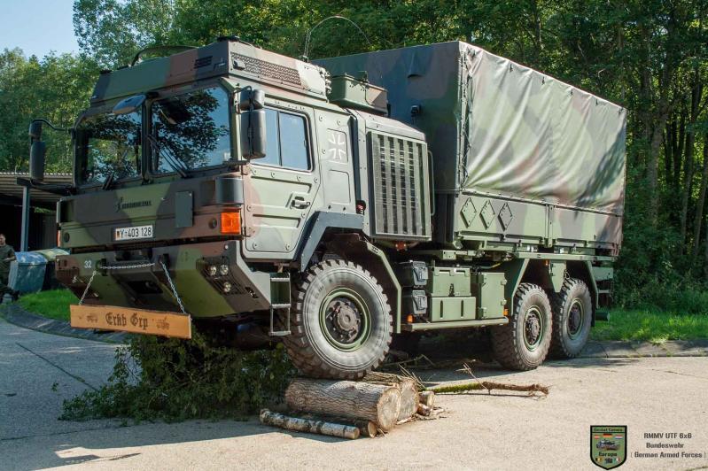تدعم شاحنات «عربة النقل غير المحمية» UTF الجديدة الخاصة بالجيش الألماني قوة المهام المشتركة للجهوزية العالية جداً