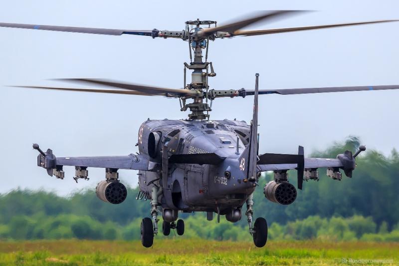Ka-52 attack helicopter