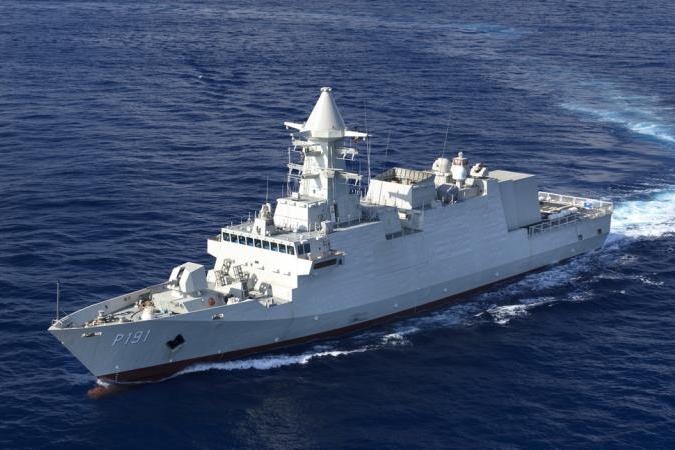 تم تصميم فرقيطة الدورية الأوروبية EPC  الذي قدمته Navaris (المشروع المشترك الذي يجمع بين  Fincantieri و Naval Group) الصورة: Fincantieri