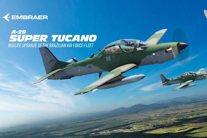 A-29 Super Tucano at Paris Airshow