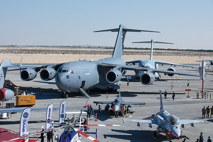 طائرة النقل الاستراتيجي C-17 Globemaster 3. الصورة: Boeing